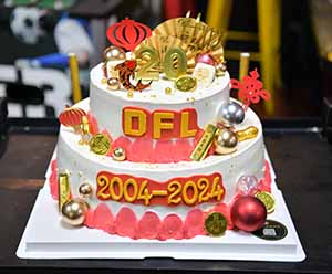 The 20th anniversary of DFL Group.